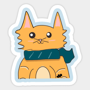 Cats with Scarves Sticker